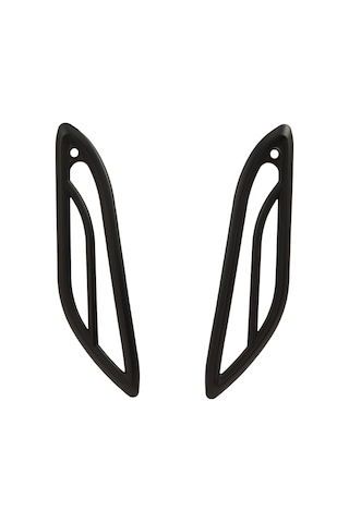 Vespa Primavera-sprint Dekoratif Arka Sinyal Kaplama Mat Siyah / Sıp