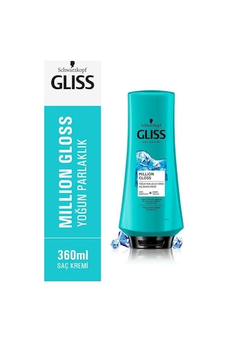 Gliss Million Gloss Yoğun Parlaklık Veren Saç Kremi 360 ML 6'lı