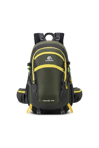 Ranyeek Hafif Ve Konforlu 40l Outdoor Sırt Çantası - Yürüyüş Ve Kamp İçin Asker Yeşili Yeşil