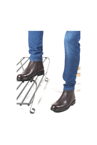 Hakiki Deri Kürklü Erkek Klasik Bot 408kma123 Kahve Floter