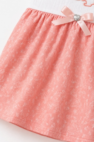 Babyhola Kız Bebek Müslin Sıfır Kol Yazlık Elbise 15234 Bordo