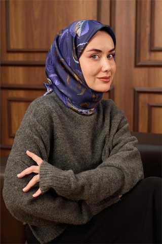 Silk Home Twill İpek Eşarp 11490-22 Morcivert