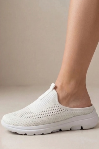 In Step Urban-flex Esnek Tabanlı Ultra Hafif Ortopedik Medikal Hulluks Topukdikeni Kadın Beyaz Yürüyüş Terli