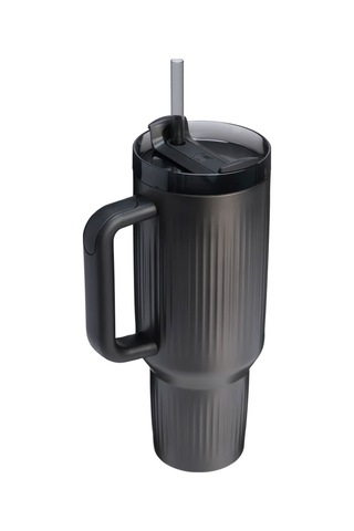Stanley The Quencher H2.0 Fluted Tumbler 1.18l / 40oz Black Pvd Termos As10130020132 Siyah