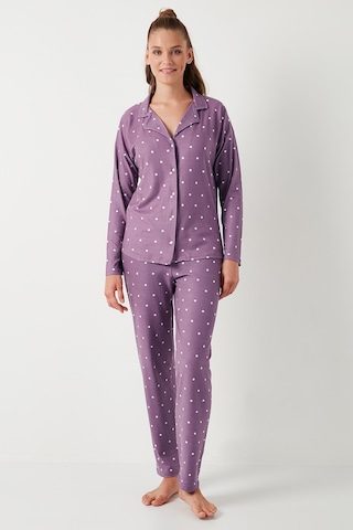 Lela Bayan Pijama Takımı 60956601 Lila LILA