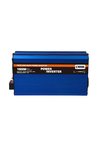 Hegel - 1000 Watt 12 Volt Tam Sinüs İnverter - 12v 1000 W Karavan ,bağ Evi ,konteynır ,yat İnvertör