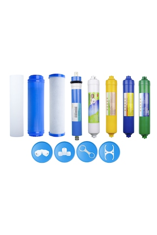 Açık Kasa Su Arıtma Cihazı Membranlı 8'li Filtre Set