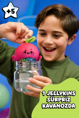 Magic Jellykins Sürpriz Peluş Oyuncak Suyla Açılan 1 Adet Sürpriz Model Koleksiyon Figürü - 7.6 Cm Çok Renkli