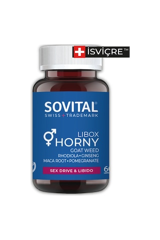 SOVİTAL Libox Güç Libido Ginseng Takviyeli 60 Adet 8682851193715