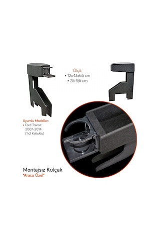 Ford Transit 2007-2014 1+2 Montajsız Kolçak 17