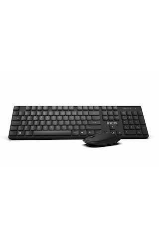 Inca Iws-537 Wireless Slim Design Soft Touch Q Keyboard&mouse Se