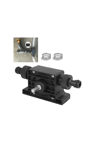 Hombey Elektrik Matkaplı Taşınabilir Siyah Yağ Pompa, Korozyona Dayanıklı, Otomatik İşlem, 2 Bağlantı Aleti İçerir