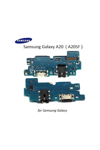 Geesglobal Gees Global Samsung Uyumlu Galaxy A20 A205f Şarj Kulaklık Soket Mikrofon Gbzs