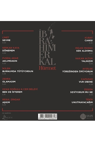 İbrahim Erkal - Hürmet Vol:1 Cd