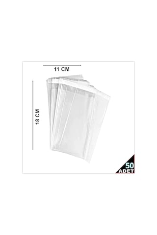 Kurabiye Poşeti 18 Cm X 11 Cm - 50 Adet
