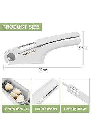 Mspebec 4'ü 1 Arada Sarımsak Presi, Sarımsak Kesici Temizleme