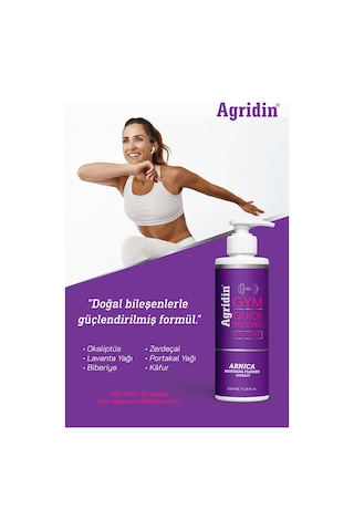 din Gym Quick Reliever Sporcu Kremi 200 ML