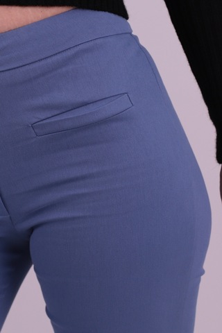 Armonika Kadın Mavi Önü Cepli Pantolon Arm-26k136053