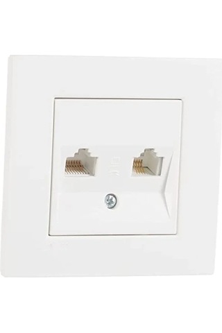 Beyaz Datanümeris Cat6 Ve Cat3 Uyumlu Pratik Kablo 1