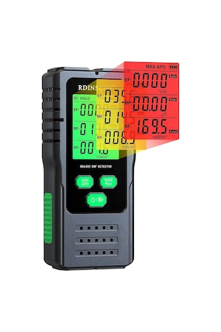 Radyasyon Lcd Test Algılama Sar Manyetik Alan Ölçüm Cihazı Elektromanyetik Yoğunluk Ölçme Tarama Dedektörü