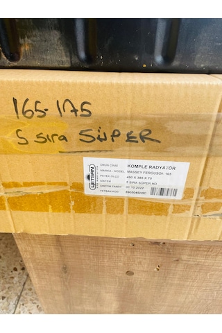 Massey Ferguson 165-175 5 Sıra Süper Ful Bakır Yetsan Radyatör