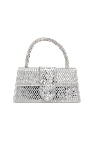 Guja 25kc1285 Kadın Taşlı El Abiye Çanta Gümüş Gümüş
