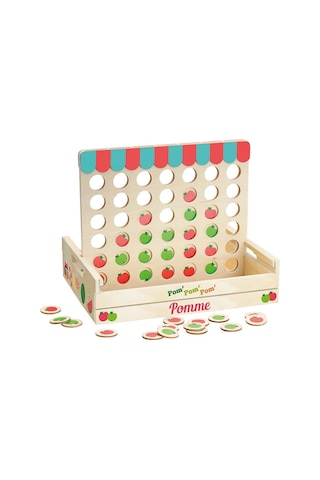 Vilac - Ahşap 4 Sıra Elma Oyunu