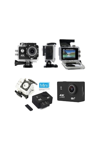 Aksiyon Kamera Wi-fi 4k Ultra Hd 170 Derece Diğer