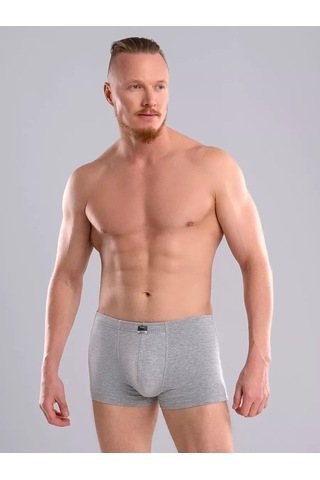 Clever Wear Pamuklu Boksaş 26236374 Açık Gri Melanj