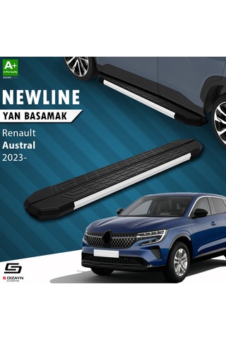 S-dizayn Renault Austral Newline Aluminyum Yan Basamak 183 Cm 2023 Üzeri