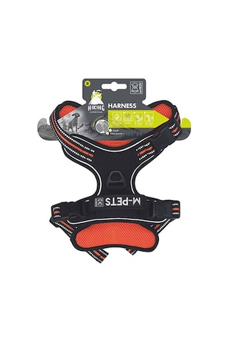 M-pets Hiking Reflektörlü Köpek Göğüs Tasması Turuncu Medium 40-75 Cm 244-58022.02 Renkli