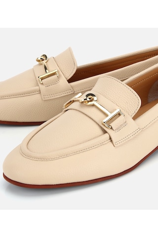 Hotiç Kadın Deri Bej Yumuşak Dokulu Tokalı Klasik Loafer 01ayh319080a310 01ayh319080a310 Bej