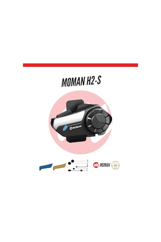 Moman H2s Motosiklet İnterkomu Çift Kanallı