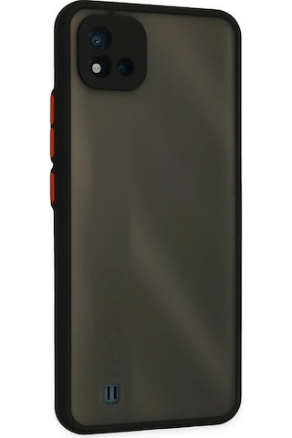 Newface Realme C11 2021 Kılıf Montreal Silikon Kapak Semeglbl - 59 - Siyah