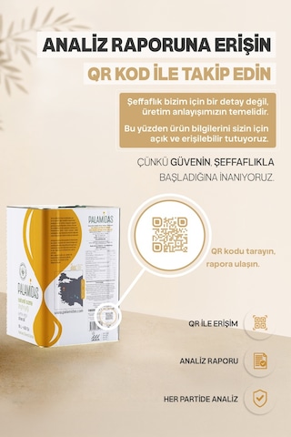 Palamidas Soğuk Sıkım Natürel Sızma Zeytinyağı 2026-2027 Yeni Hasat Teneke 18 L