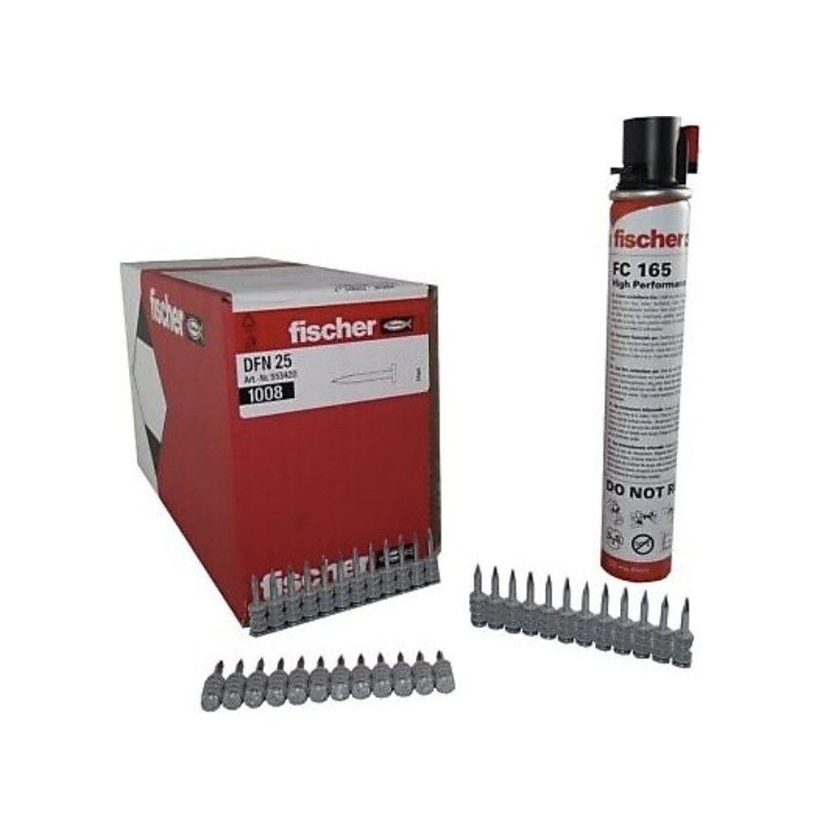 Fischer Dfn 25 Np Çivi + Fc 165 Gaz Tüpü 1 Koli