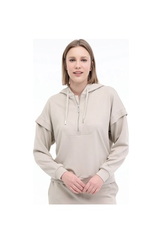 Lumberjack 5M WL DOINA 16MS438 5FX Kadın Haki Sweatshirt