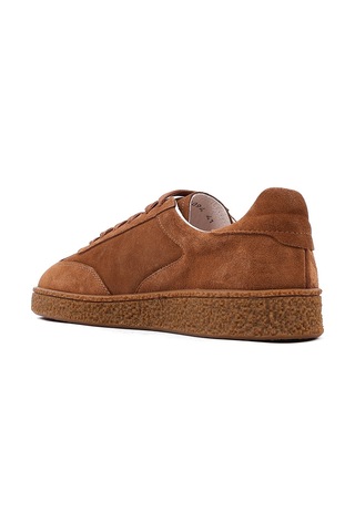 Shoetyle - Hakiki Deri Taba Rengi Erkek Sneaker - 666-1094 -1600