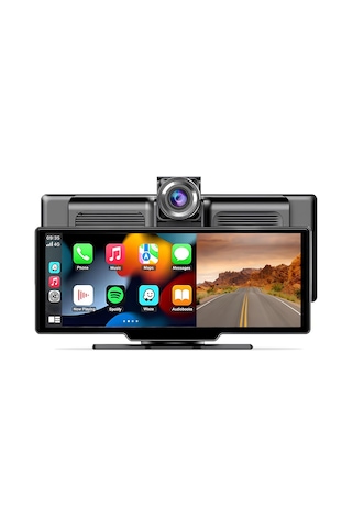 Exenar - Siyah - Araç Kamerası Carplay Ve Android Auto 11.5 Ekran Araç İçi Ön Arka Kamera Kayıt Set Multimedya 4k