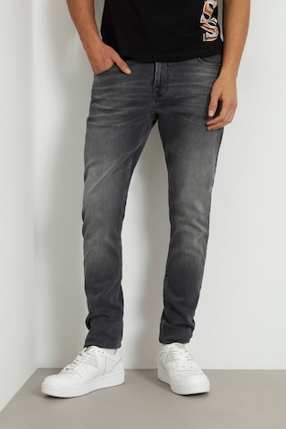 Guess Erkek Christ Skinnt Jean Pantolon - Antrasit 4286896
