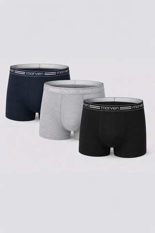 Morven Erkek Muhtelif 3lü Boxer Seti 25mc020003925 Muhtelif