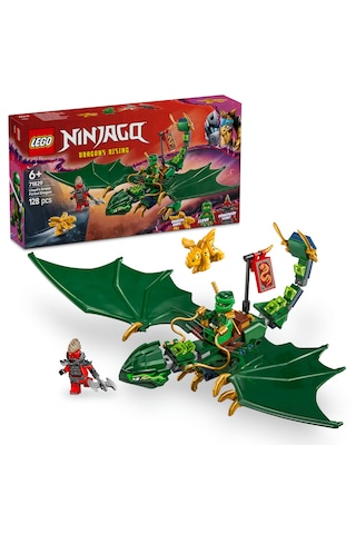 LEGO® NINJAGO® Lloyd’un Yeşil Orman Ejderhası 71829 - 6 Yaş ve Üzeri Çocuklar için 2 Minifigürlü Yaratıcı Oyuncak Yapım Seti (128 Parça)