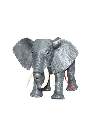 Hareket Edebilen Fil Sesli Işıklı Yürüyen Pilli Müzikli Fil