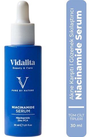 Vidalita %10 Niacinamide + Zinc Pca Dengeleyici Cilt Bakım Serumu 30 ML