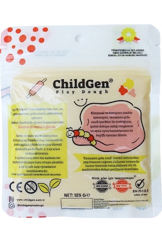 ChildGen 125gr Kartuş Oyun Hamuru - Sarı