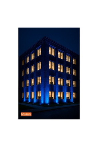 20cm 6w Led Wallwasher Mavi Dış Cephe, Minare, Bahçe Aydınlatma Iç-dış Kullanım Ip65