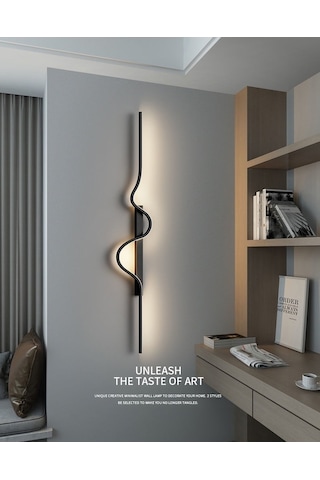 Aplik Duvar Modern 100 cm - Worm Alüminyum