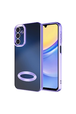 Galaxy A25 Uyumlu Kamera Korumalı Logo Gösteren Zore Omega Kapak