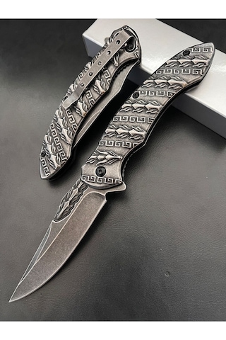 Kamp Outdoor Hc 21 Çelik Çakı 22 Cm Gümüş - Kahverengi Kamp Outdoor Hc 21 Çelik Çakı 22 Cm Gümüş - Kahverengi