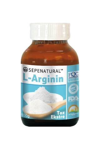 Sepe Natural Arginine Toz Analizli Saf 20 Servis Aromasız 100 G